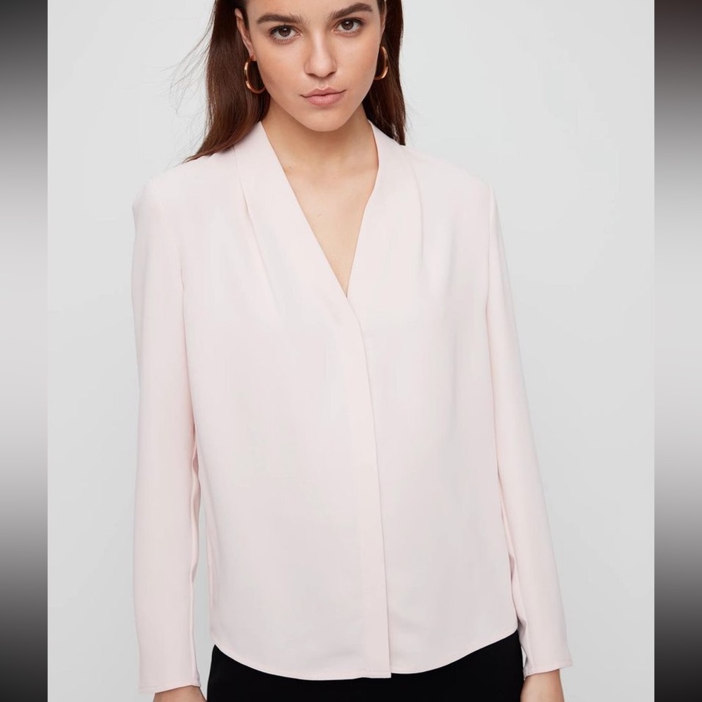 Babaton Light Pink Power Blouse